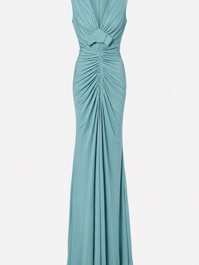 Elie Saab
Bow-detail ruched jersey gown
